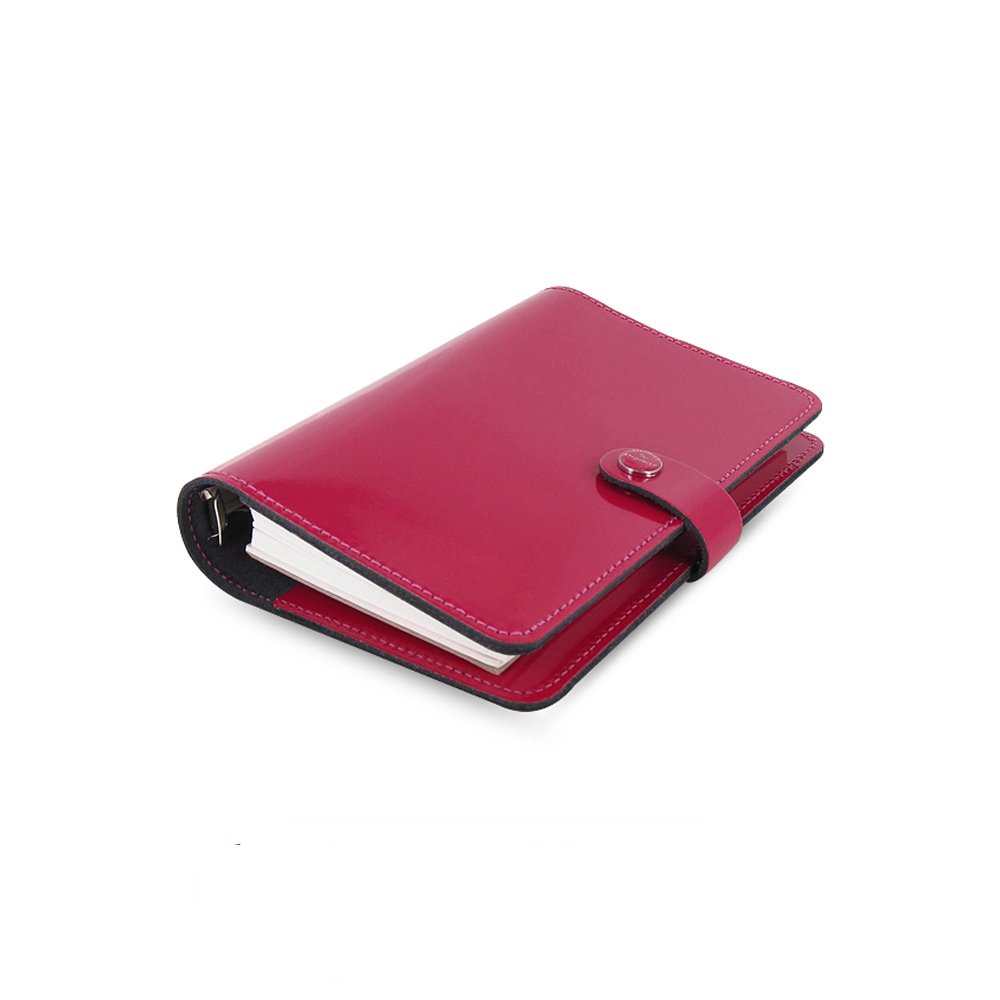 Filofax Patent Black Pocket Organizer | Appelboom.com